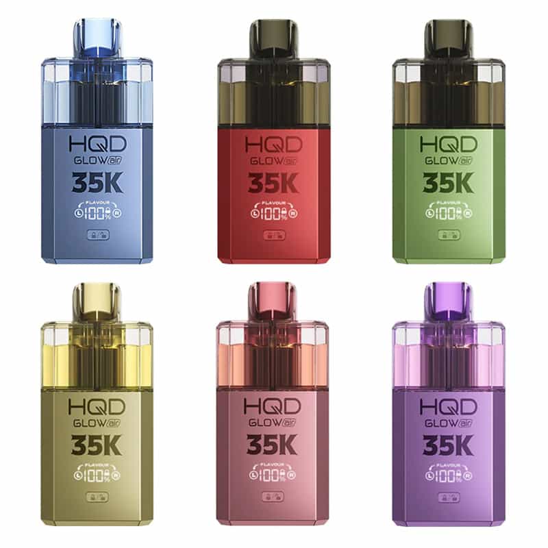 HQD Glow Air 35K 2-in-1 Disposable Vape 22ml 2% (35000 Puffs)