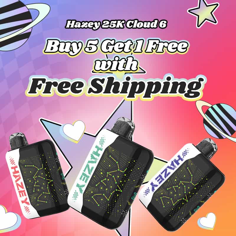 Hazey 25K Cloud 6 Disposable Vape 18ml