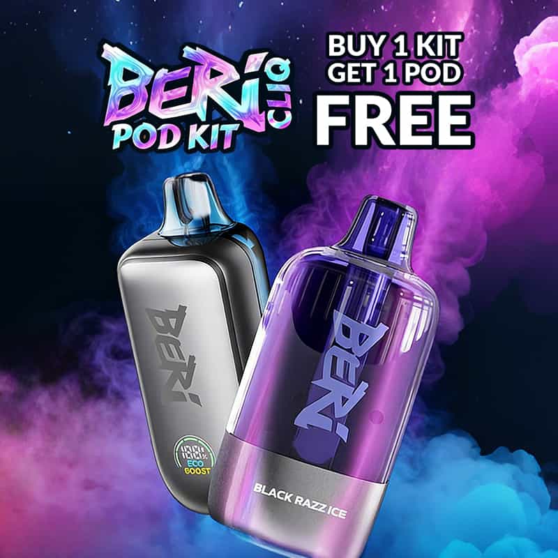Beri Cliq 50K Disposable Vape Kit 5% (50000 Puffs)