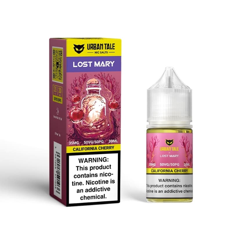 California Cherry Urban Tale X Lost Mary Nic Salts E-juice 30ml