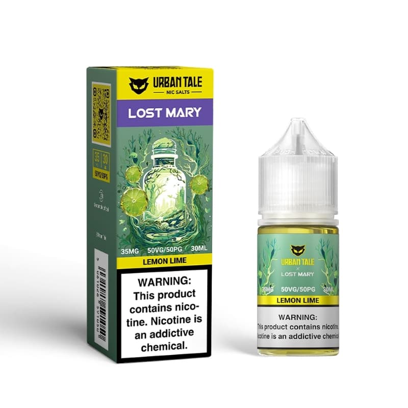 Lemon Lime Urban Tale X Lost Mary Nic Salts E-juice 30ml