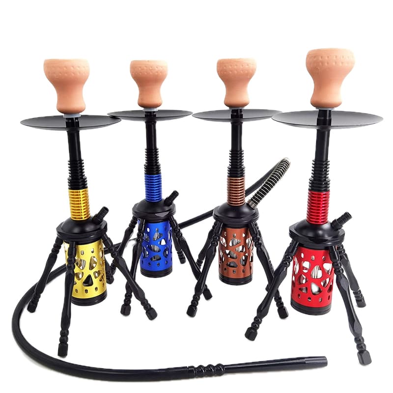 Aluminum 17 Inch Stand Single Hose Hookah