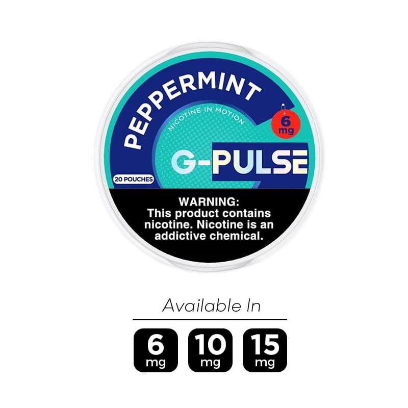 G-Pulse Peppermint Nicotine Pouches