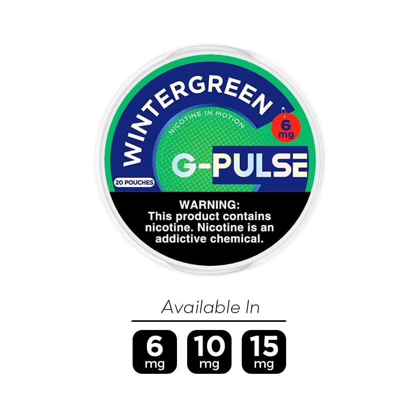 G-Pulse Wintergreen Nicotine Pouches