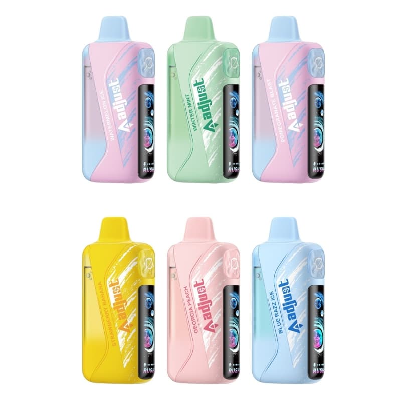 Adjust Myrusher 40K Disposable Vape 20ml 5% (40000 Puffs)