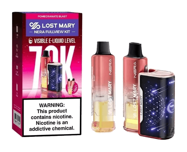 Lost Mary Nera Fullview 70K Disposable Kit (5%,70000 Puffs) - Pomegranate Blast