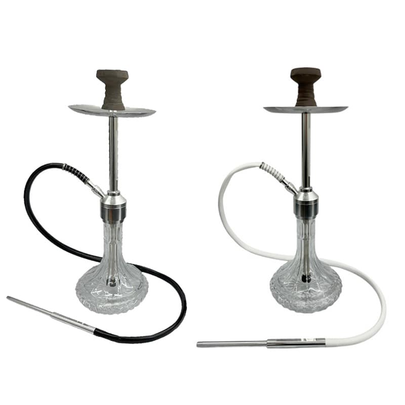 AL Malaki 24 Inch Stainless Steel Single Hose Hookah