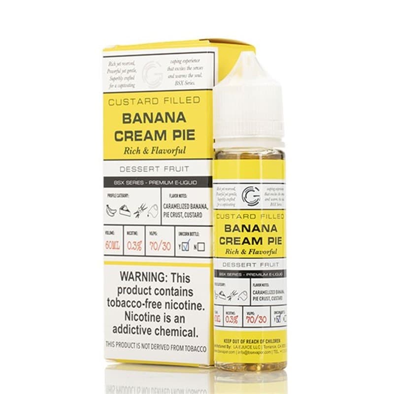 Glas Vapor Banana Cream Pie - Basix Series E-juice 60ml