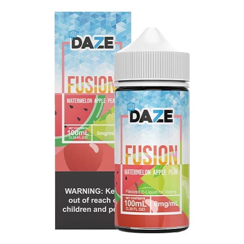 7 Daze Fusion Watermelon Apple Pear ICED 100ml Vape Juice