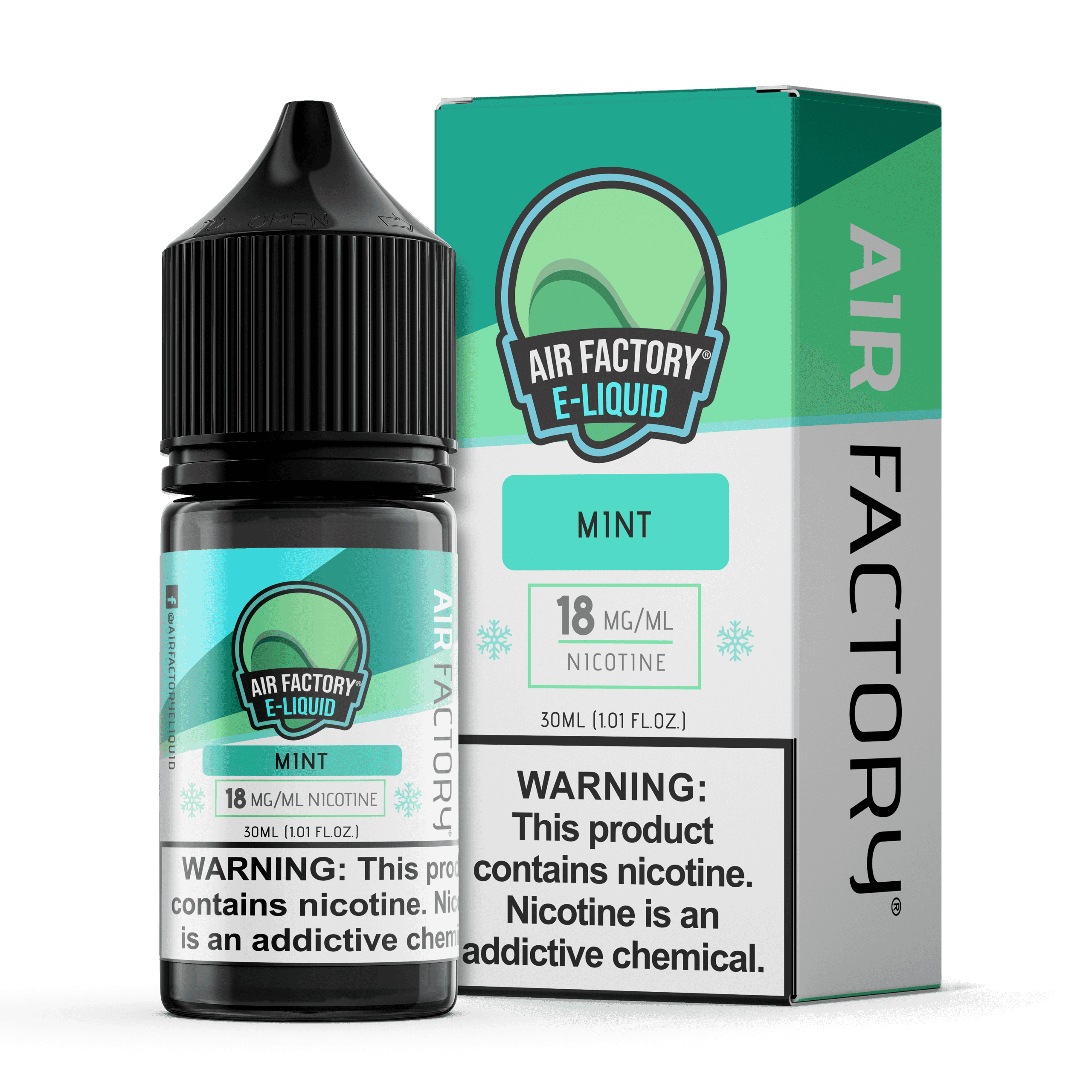 Air Factory Mint 30ml Nic Salt Vape Juice