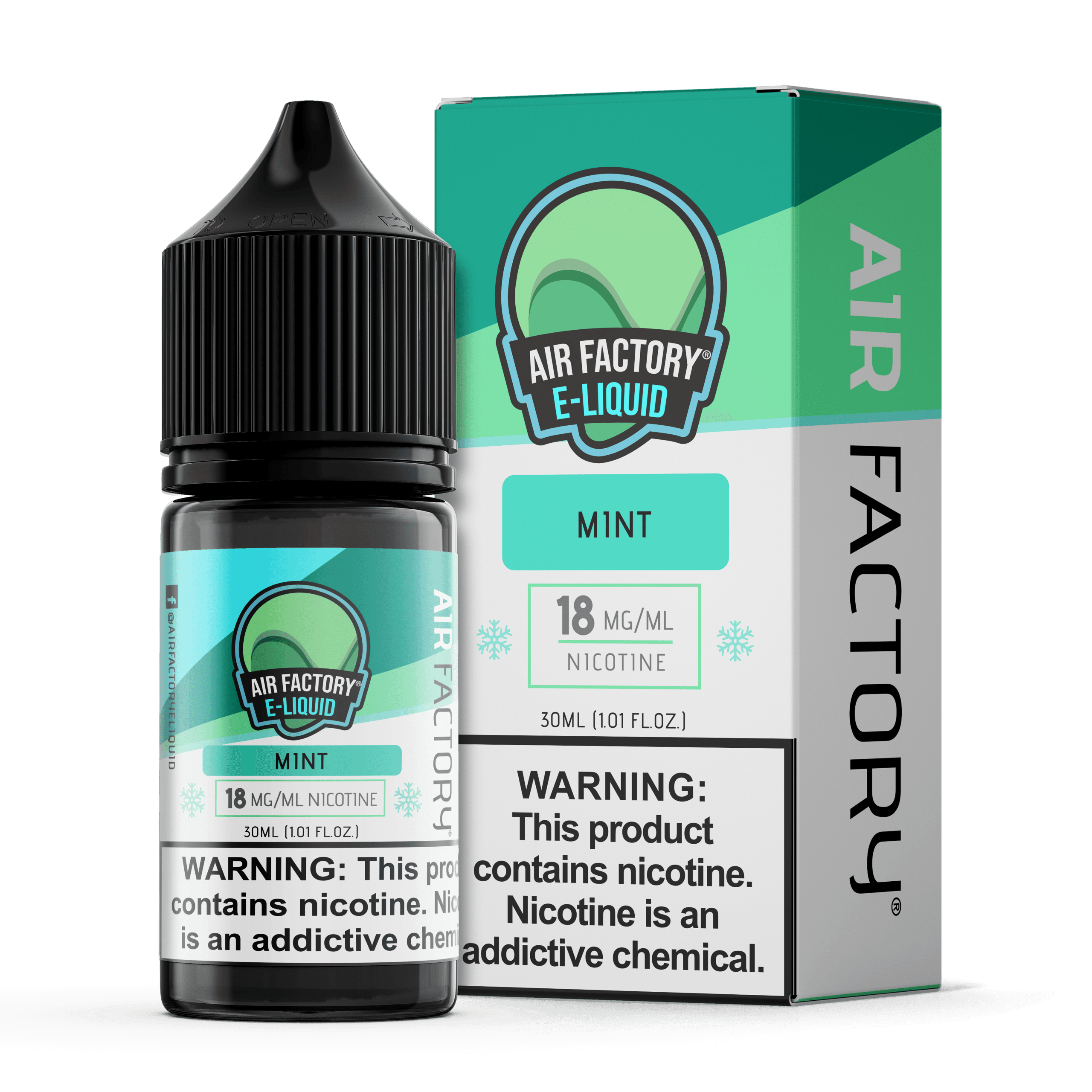 Air Factory Mint 30ml Nic Salt Vape Juice