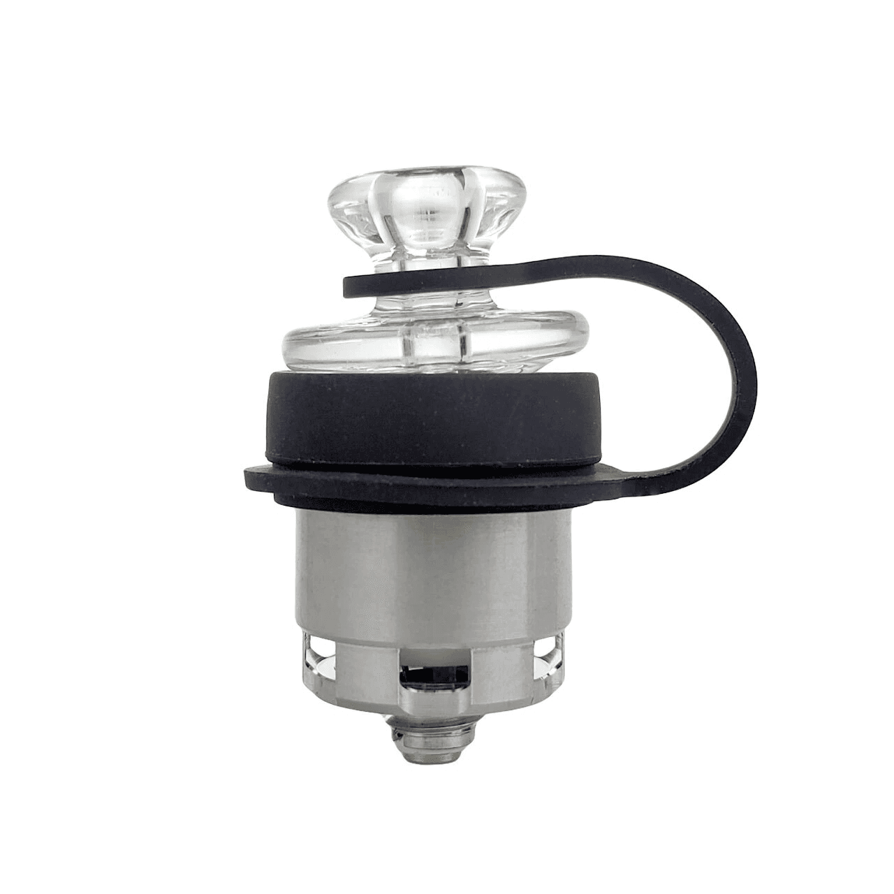 Alpha Rig Replacement Atomizer with Carb Cap - Stainless Steel