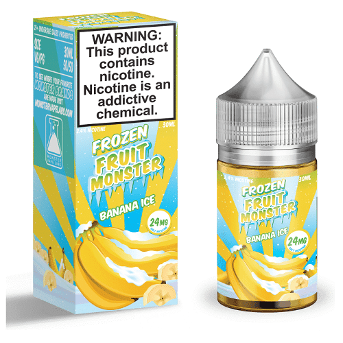 Banana Ice 30ml Nic Salt Vape Juice - Frozen Fruit Monster