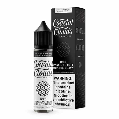 Coastal Clouds ICED Passion Fruit Orange Guava 60ml Vape Juice