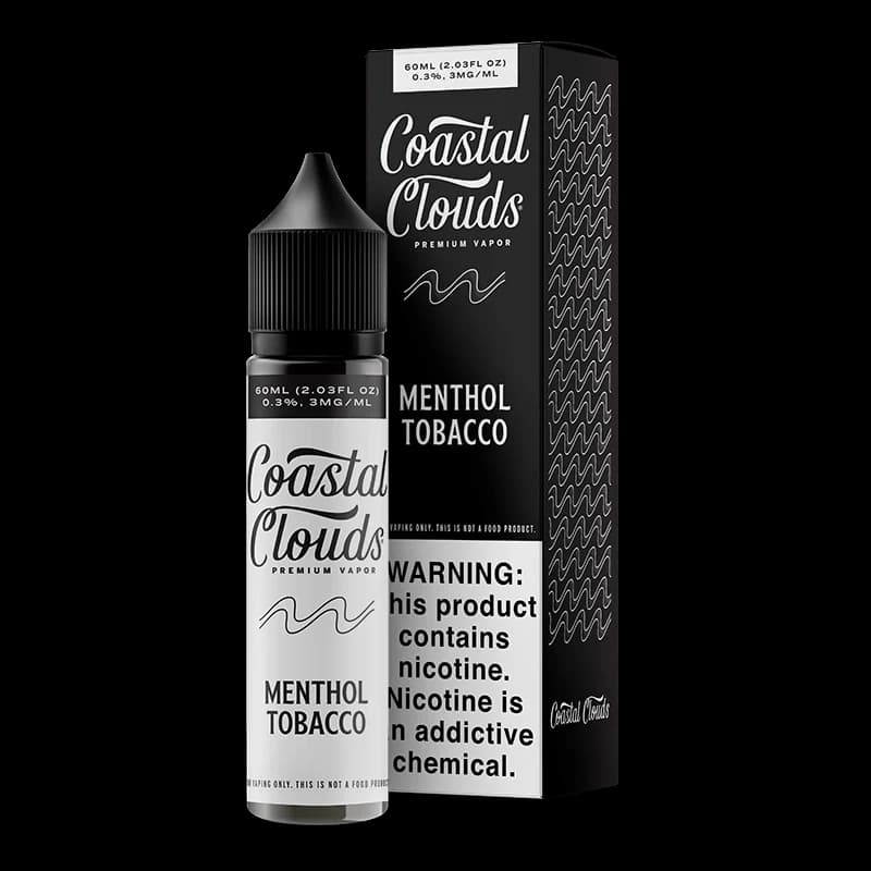 Coastal Clouds Menthol Tobacco Vape Juice 60ml