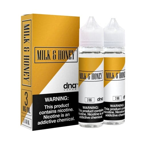 DNA Vapor Milk & Honey 2x 60ml Vape Juice - 6MG