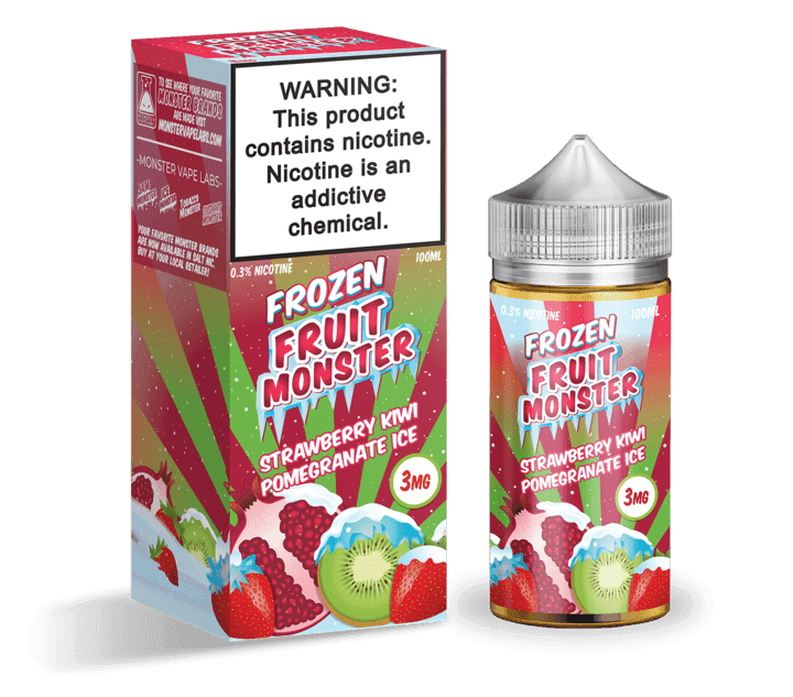 Frozen Fruit Monster Strawberry Kiwi Pomegranate Ice 100ml Vape Juice