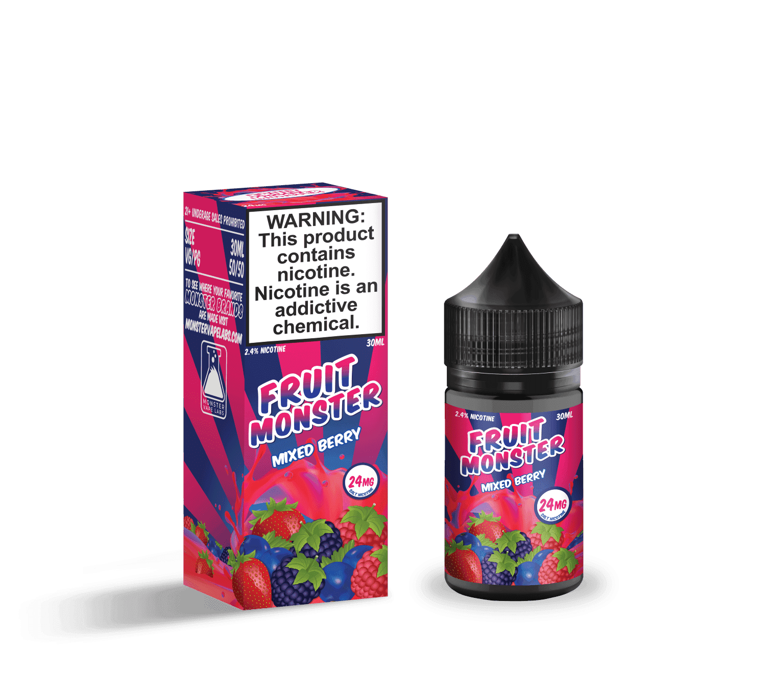 Fruit Monster Salts Mixed Berry 30ml Nic Salt Vape Juice