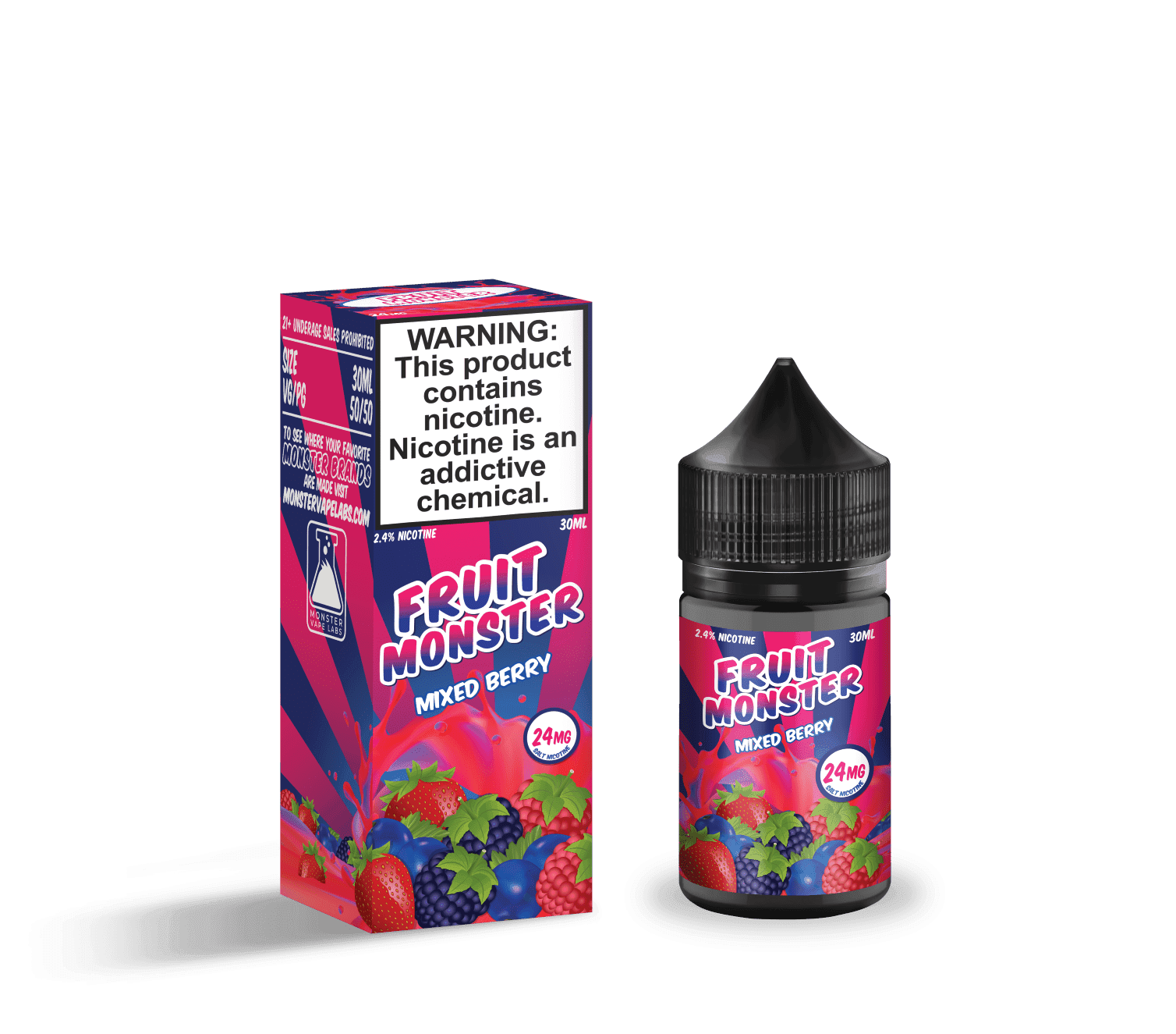Fruit Monster Salts Mixed Berry 30ml Nic Salt Vape Juice