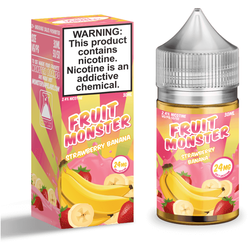 Fruit Monster Strawberry Banana 30ml Nic Salt Vape Juice