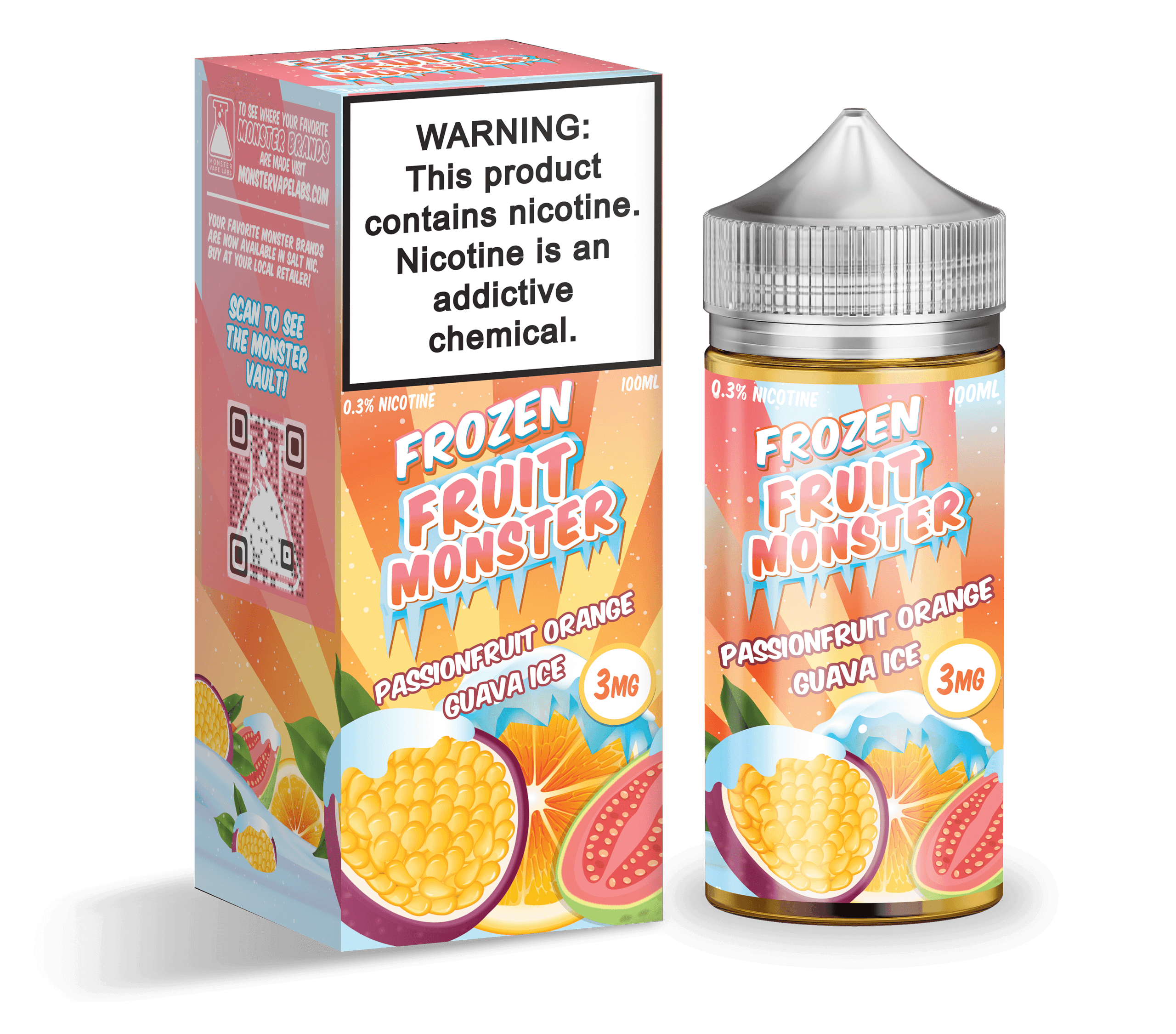 Hawaiian POG Ice 100ml Vape Juice - Frozen Fruit Monster