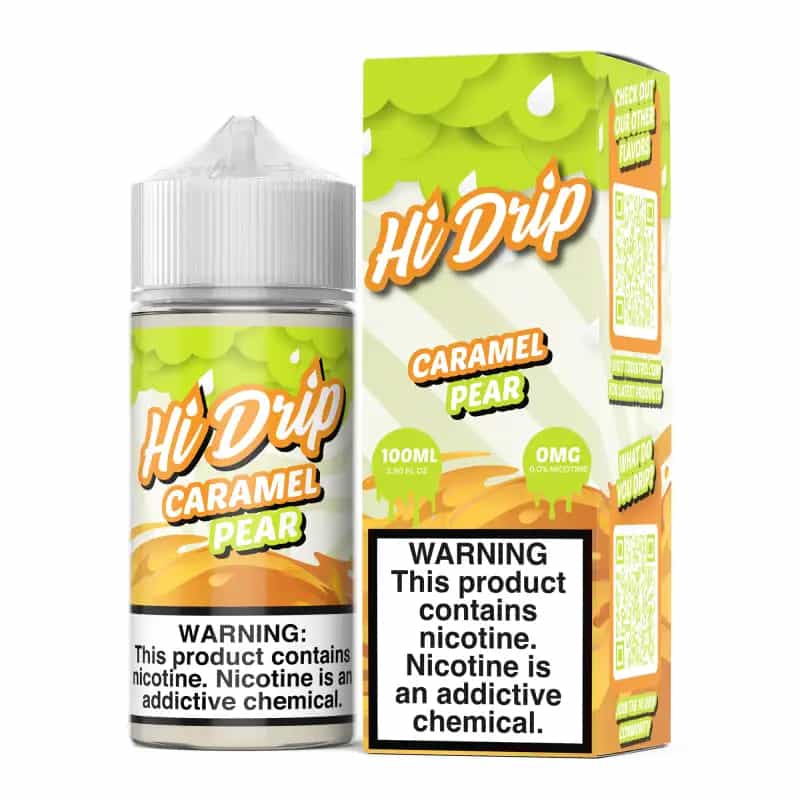 Hi-Drip Caramel Pear Vape Juice 100ml