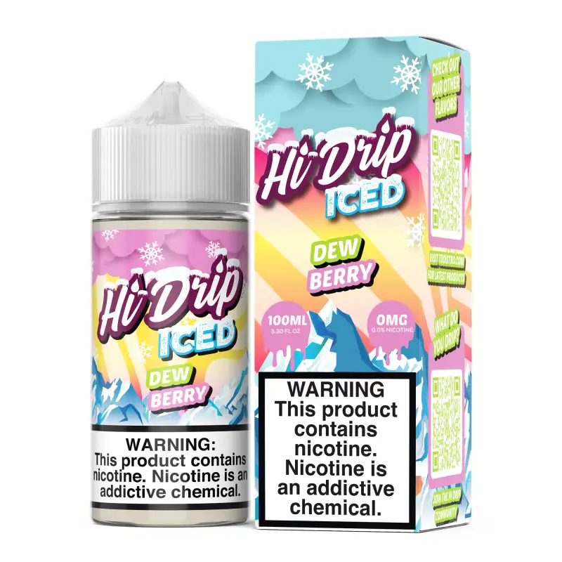 Hi-Drip Iced Dew Berry 100ml Vape Juice