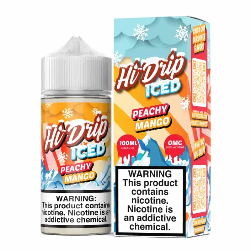 Hi-Drip Iced Peachy Mango 100ml Vape Juice