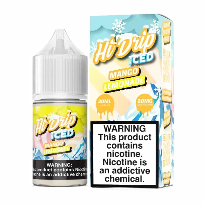 Hi-Drip Mango Lemonade ICED Nic Salt Vape Juice 30ml