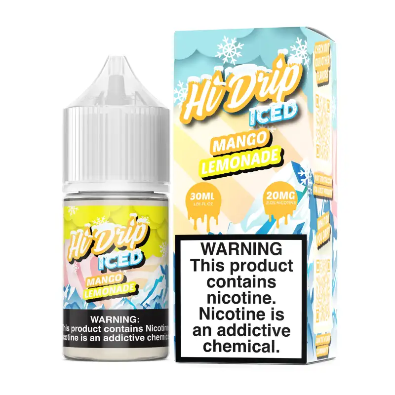 Hi-Drip Mango Lemonade ICED Nic Salt Vape Juice 30ml