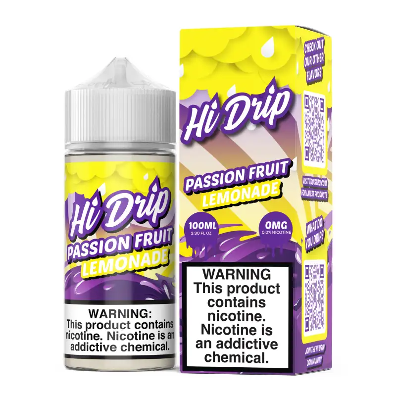 Hi-Drip Passionfruit Lemonade 100ml Vape Juice