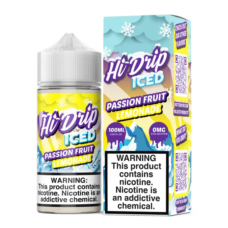 Hi-Drip Passionfruit Lemonade ICED 100ml Vape Juice