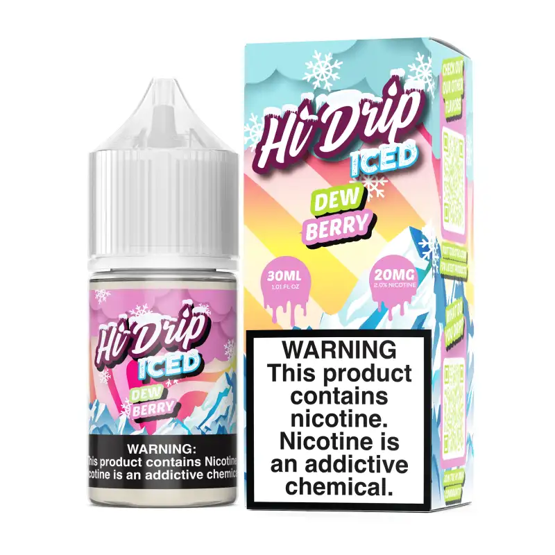 Hi-Drip Salts Iced Dew Berry 30ml Nic Salt Vape Juice