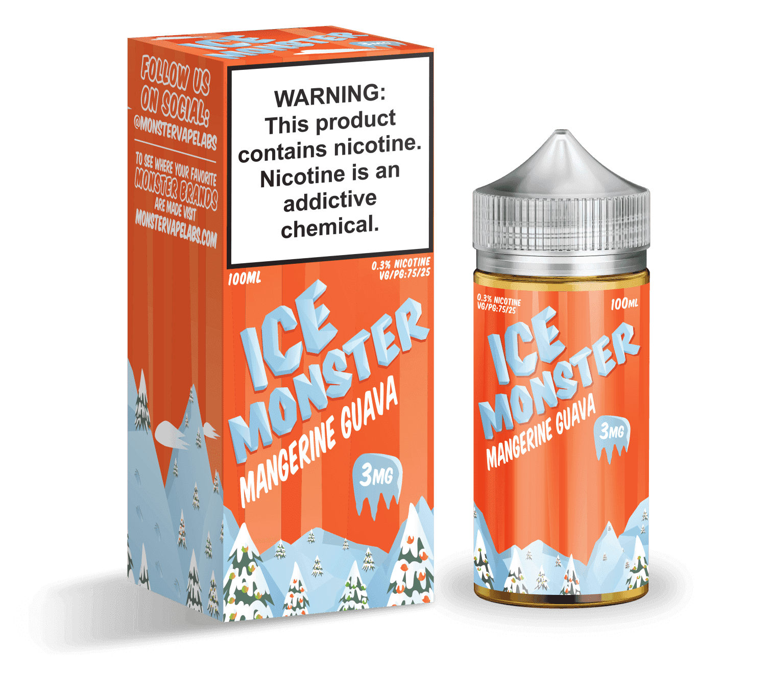 ICE Monster Mangerine Guava 100ml Vape Juice