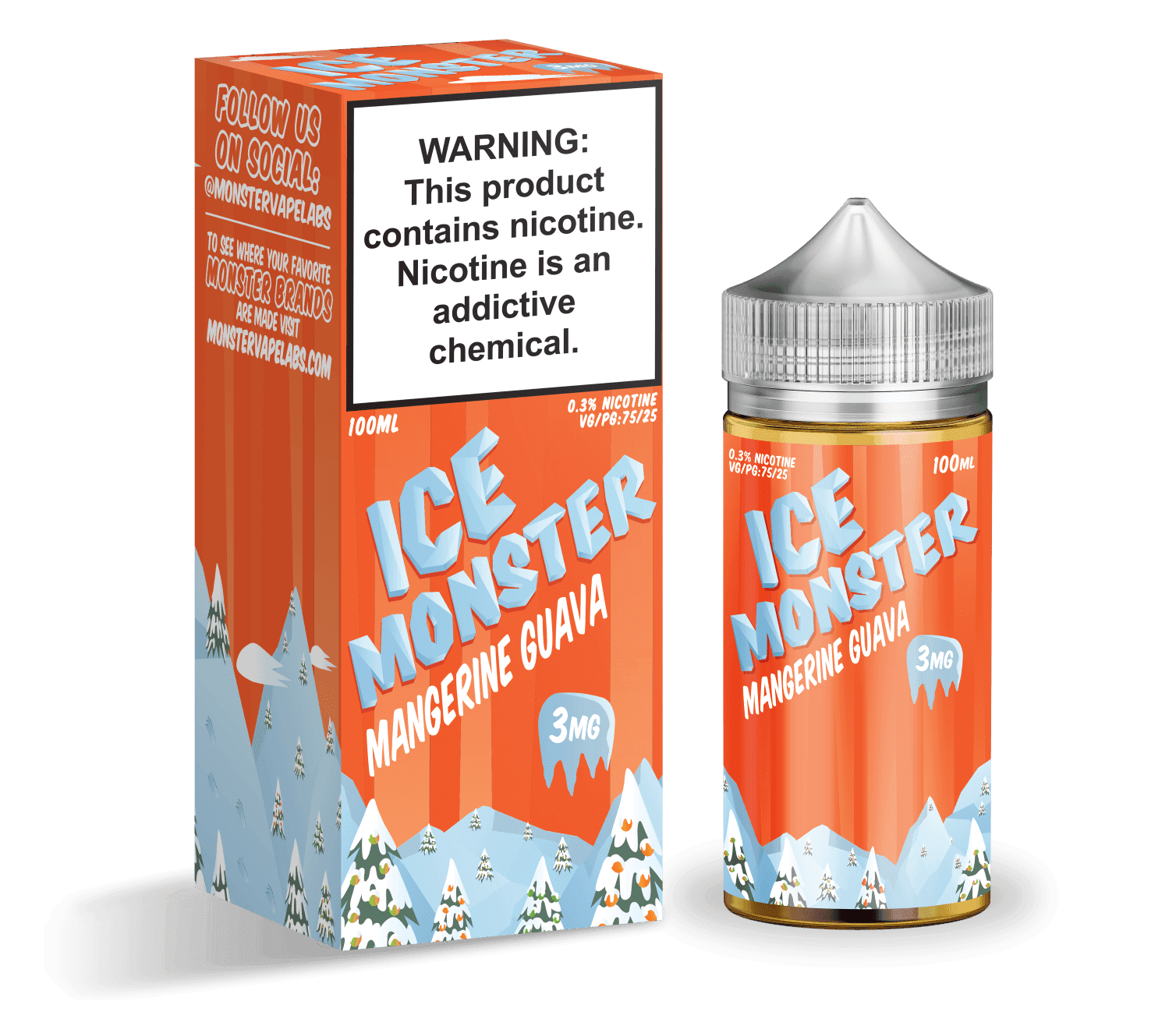 ICE Monster Mangerine Guava 100ml Vape Juice