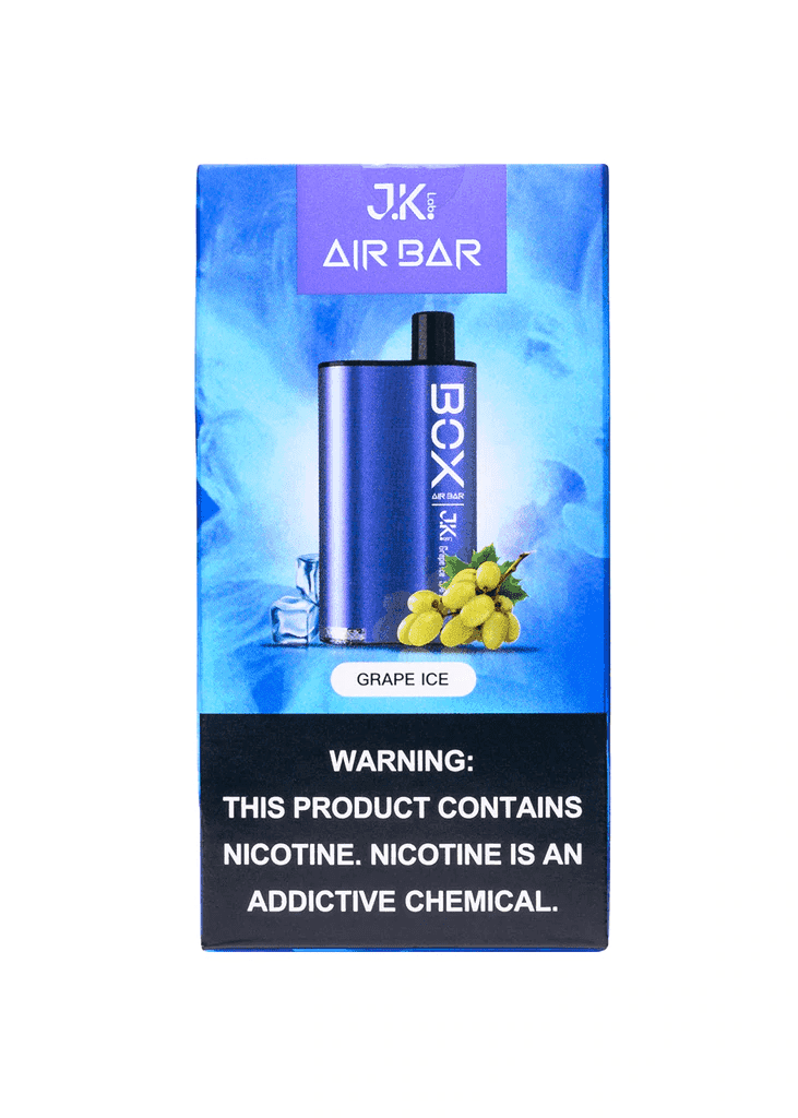 J.K. Labs Air Bar Box Disposable Vape (5%, 3000 Puffs) - Grape Ice