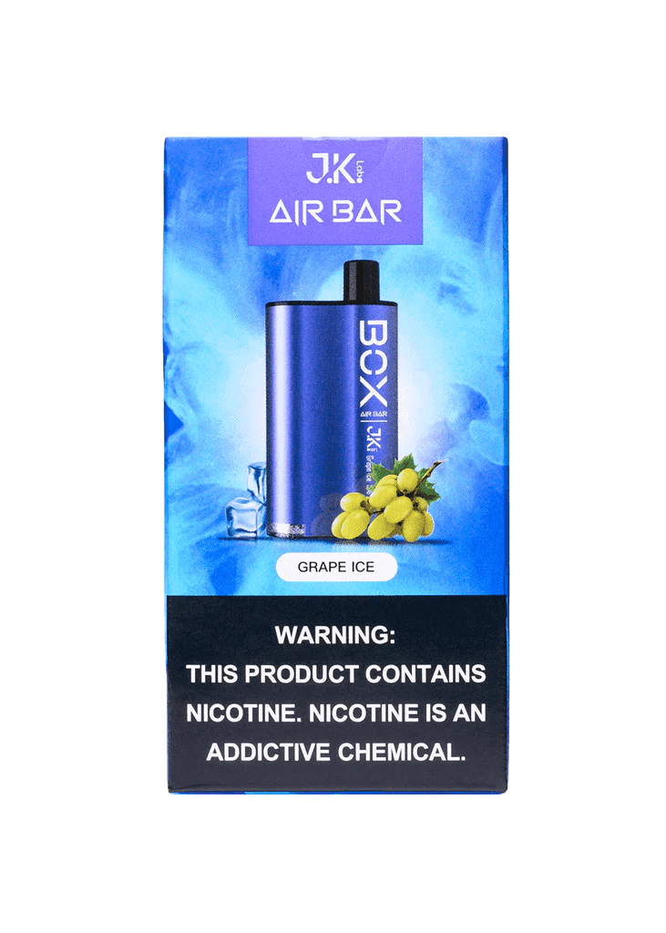 J.K. Labs Air Bar Box Disposable Vape (5%, 3000 Puffs) - Grape Ice