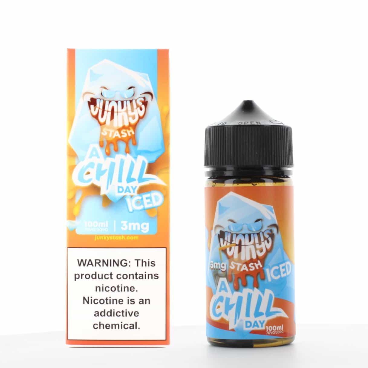 Junky's Stash A Chill Day ICED 100ml Vape Juice - 0MG