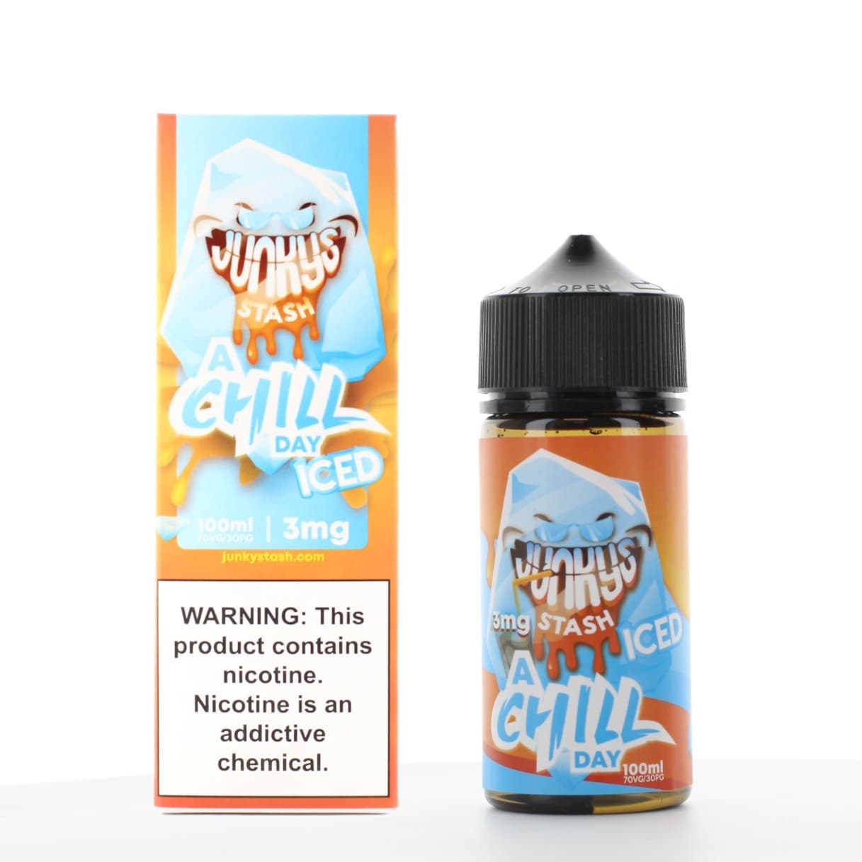Junky's Stash A Chill Day ICED 100ml Vape Juice - 0MG