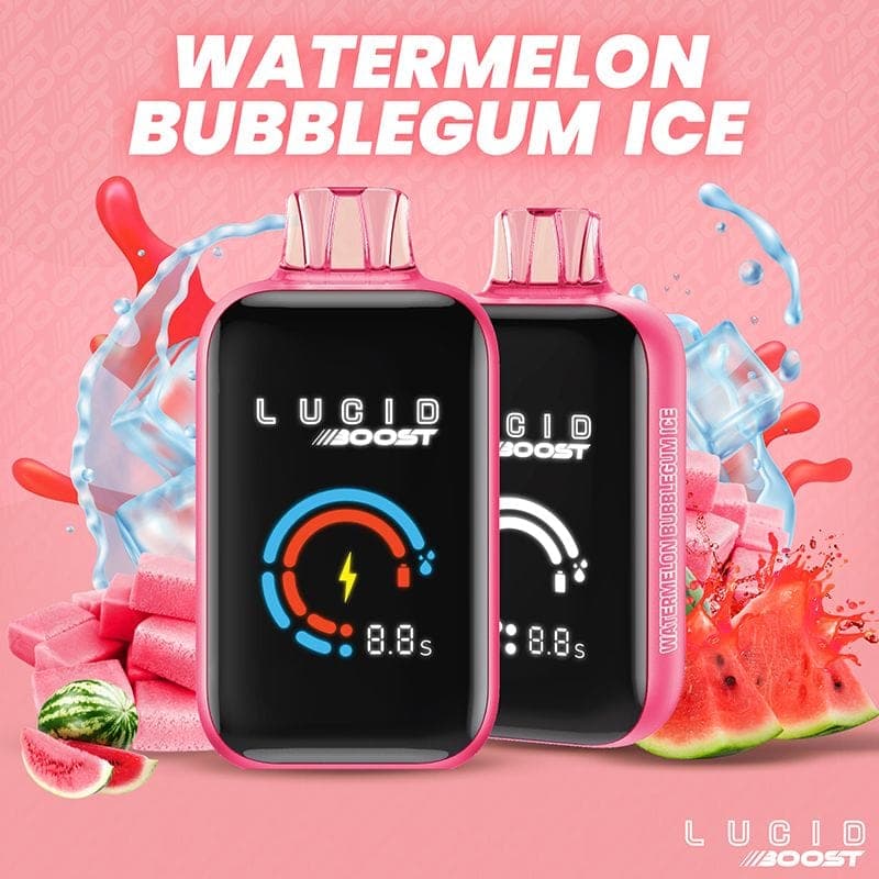 Lucid Boost Disposable Vape (5%, 20123 Puffs) - Watermelon Bubblegum Ice
