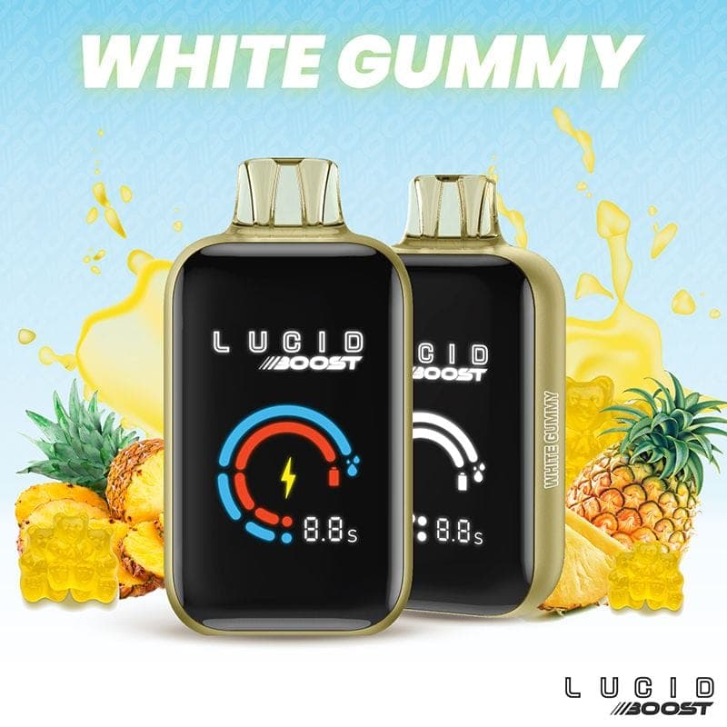 Lucid Boost Disposable Vape (5%, 20123 Puffs) - White Gummy