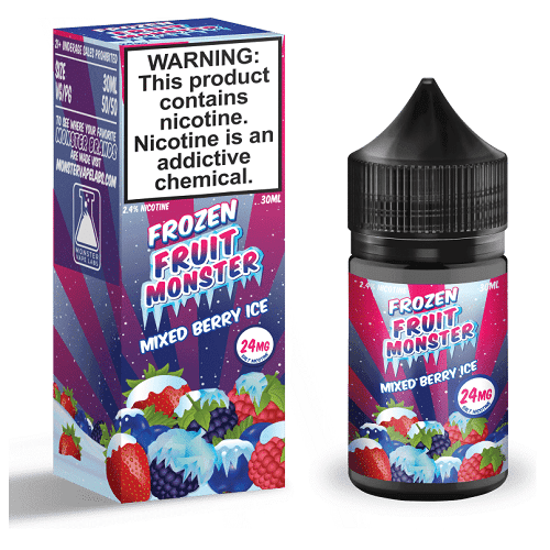 Mixed Berry Ice 30ml Nic Salt Vape Juice - Frozen Fruit Monster