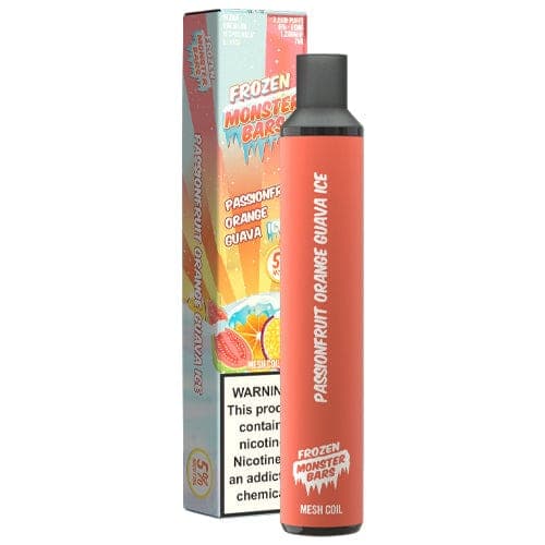 Monster Bar XL Disposable Vape (5%, 3500 Puffs) - Passion Fruit Orange Guava Ice