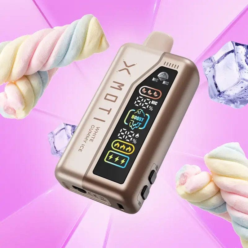 MOTI NICFLEX 40K Nic-Control Disposable Vape (0-6%, 40000 Puffs) - White Gummy Ice