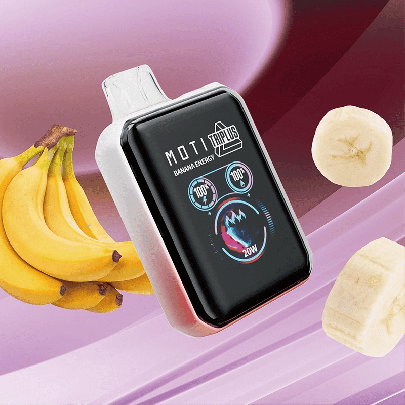 MOTI Triplus 20K Disposable Vape (5%, 20000 Puffs) - Banana Energy