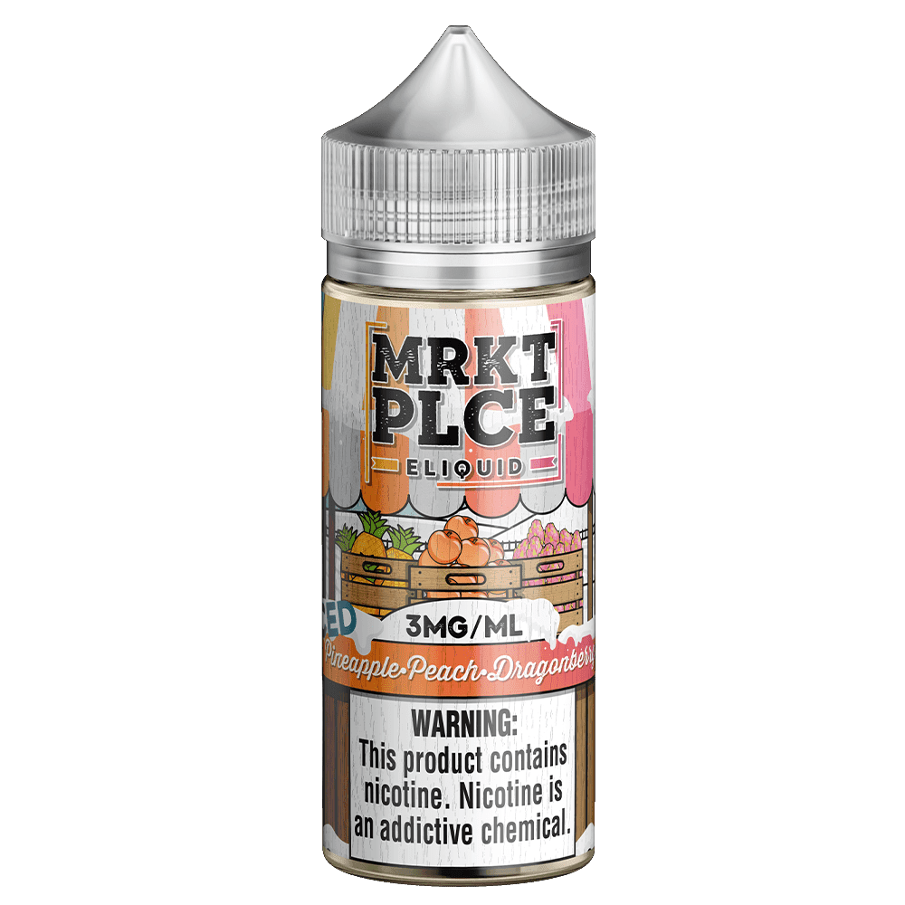 MRKT PLCE Iced Pineapple Peach Dragonberry 100ml Vape Juice