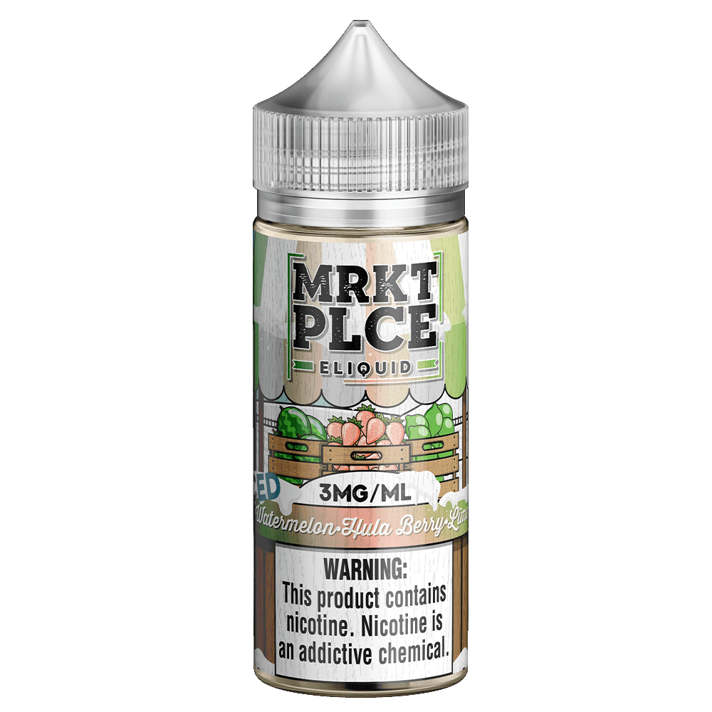 MRKT PLCE Watermelon Hula Berry Lime Iced 100ml Vape Juice