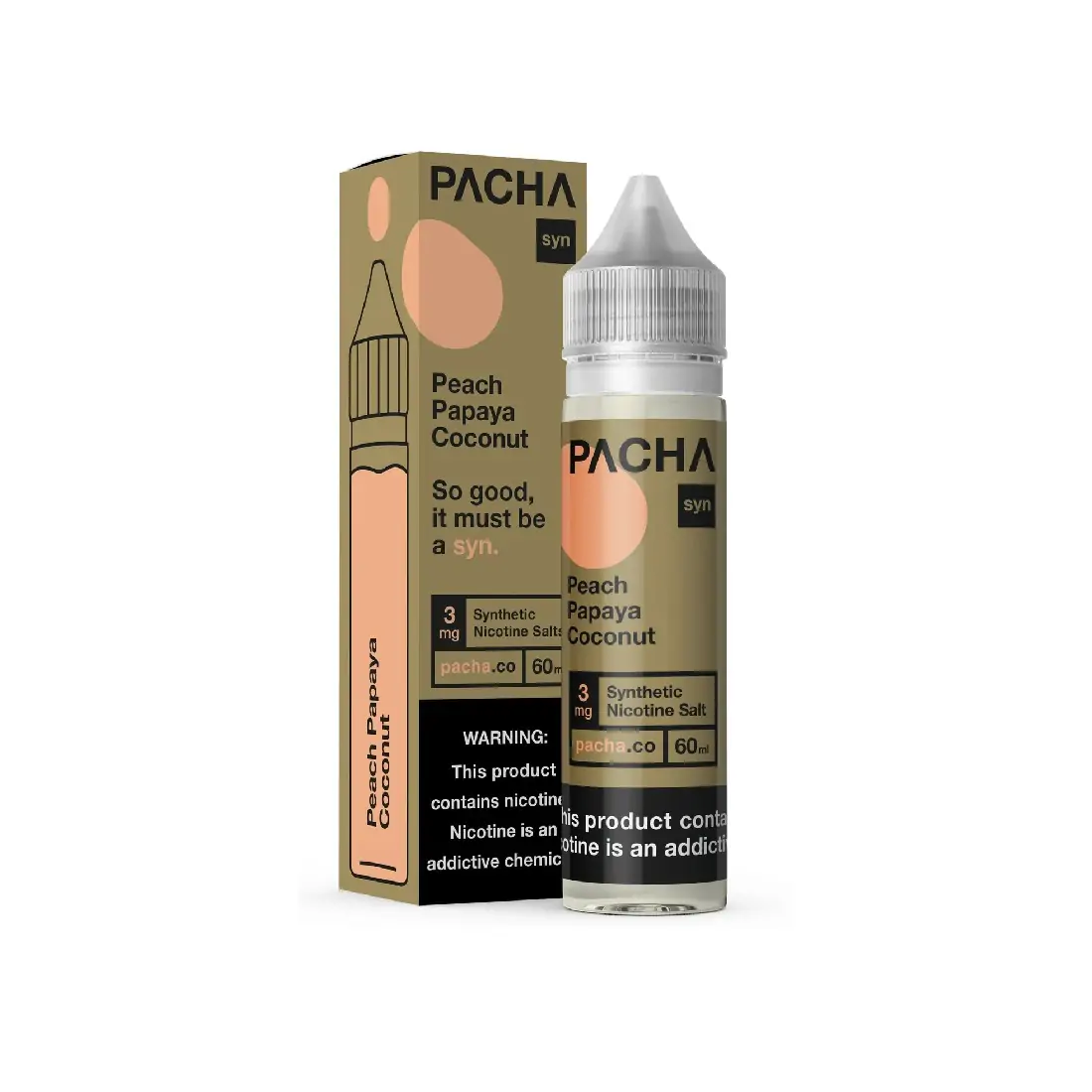Pacha Syn Peach Papaya and Coconut Cream 60ml