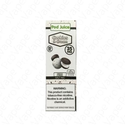 Pod Juice Cookies n Cream TF 30ml Nic Salt Vape Juice