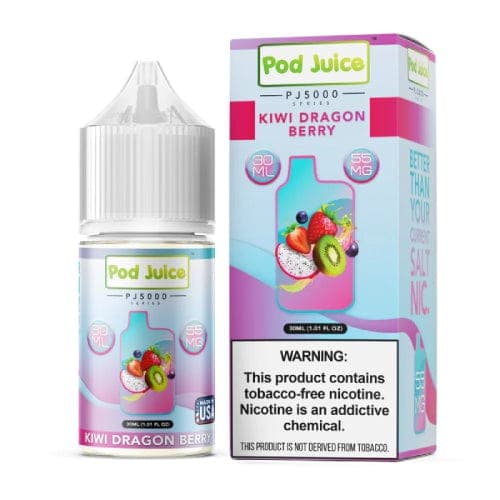 Pod Juice Kiwi Dragon Berry PJ5000 TF 30ml Nic Salt Vape Juice
